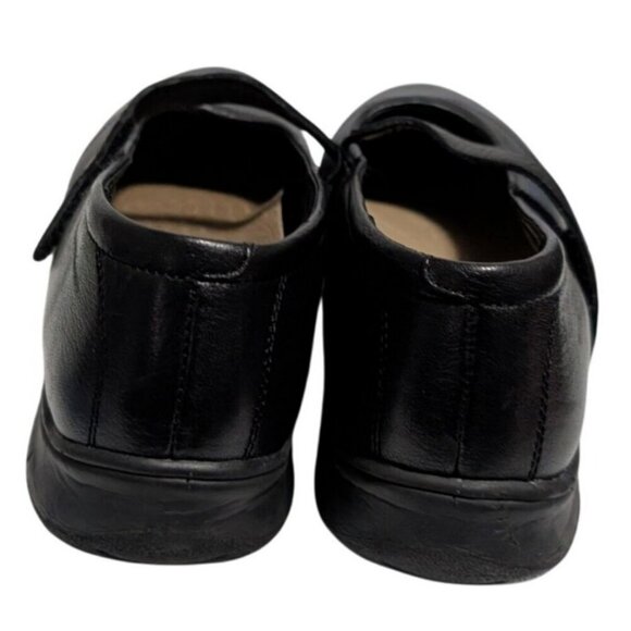 Footsmart Margaret Mary Jane Shoes Comfort Black Leather Womens Size 12 - Picture 3 of 6